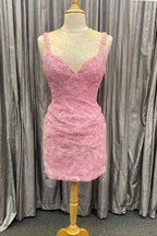 Pink Tulle Floral Appliques Sweetheart Lace-Up Quinceanera Dress - Curvevia