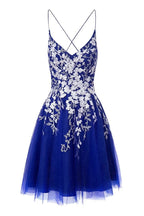 Aline Short Glitter Tulle Wedding Guest Dress with Appliques - Curvevia
