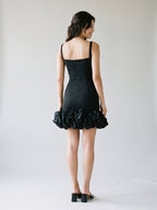 Black Matte Satin Sheath Square Neck Backless Short Homecoming Dress - Curvevia