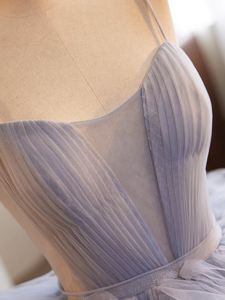 Quinceanera Dress Lavender Tulle Long Prom Gown - Curvevia