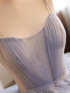 Quinceanera Dress Lavender Tulle Long Prom Gown - Curvevia