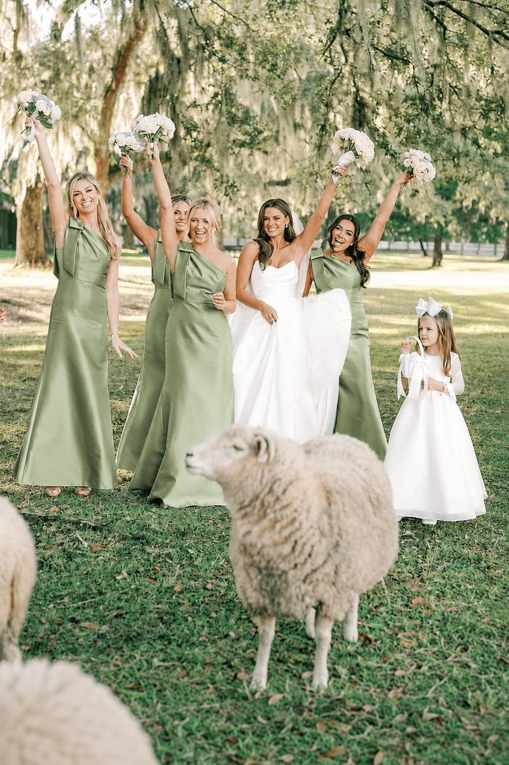 Light Blue One Shoulder Satin Sheath Long Bridesmaid Dresses - Curvevia