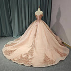 Classic Organza with Embroidery Cap Sleeve Sequined Quinceanera Dresses - Curvevia