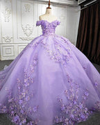 Romantic Sleeveless Beading Quinceanera Dresses with 3D Flower Appliques - Curvevia