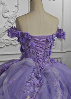 Romantic Sleeveless Beading Quinceanera Dresses with 3D Flower Appliques - Curvevia
