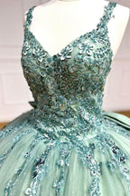 Quinceanera Ball Gown Sweetheart Quinceanera Dresses With Appliques - Curvevia
