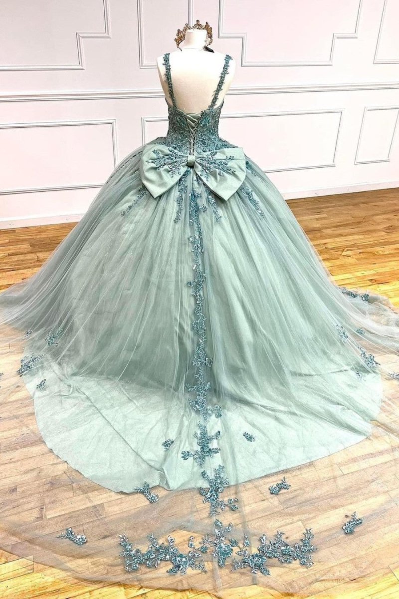 Quinceanera Ball Gown Sweetheart Quinceanera Dresses With Appliques - Curvevia