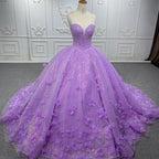 Quinceanera Dress Beading Appliques Strapless Sweetheart Ball Gown - Curvevia