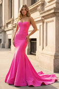 Sweetheart Mermaid Long Evening Dress with Slit - Curvevia