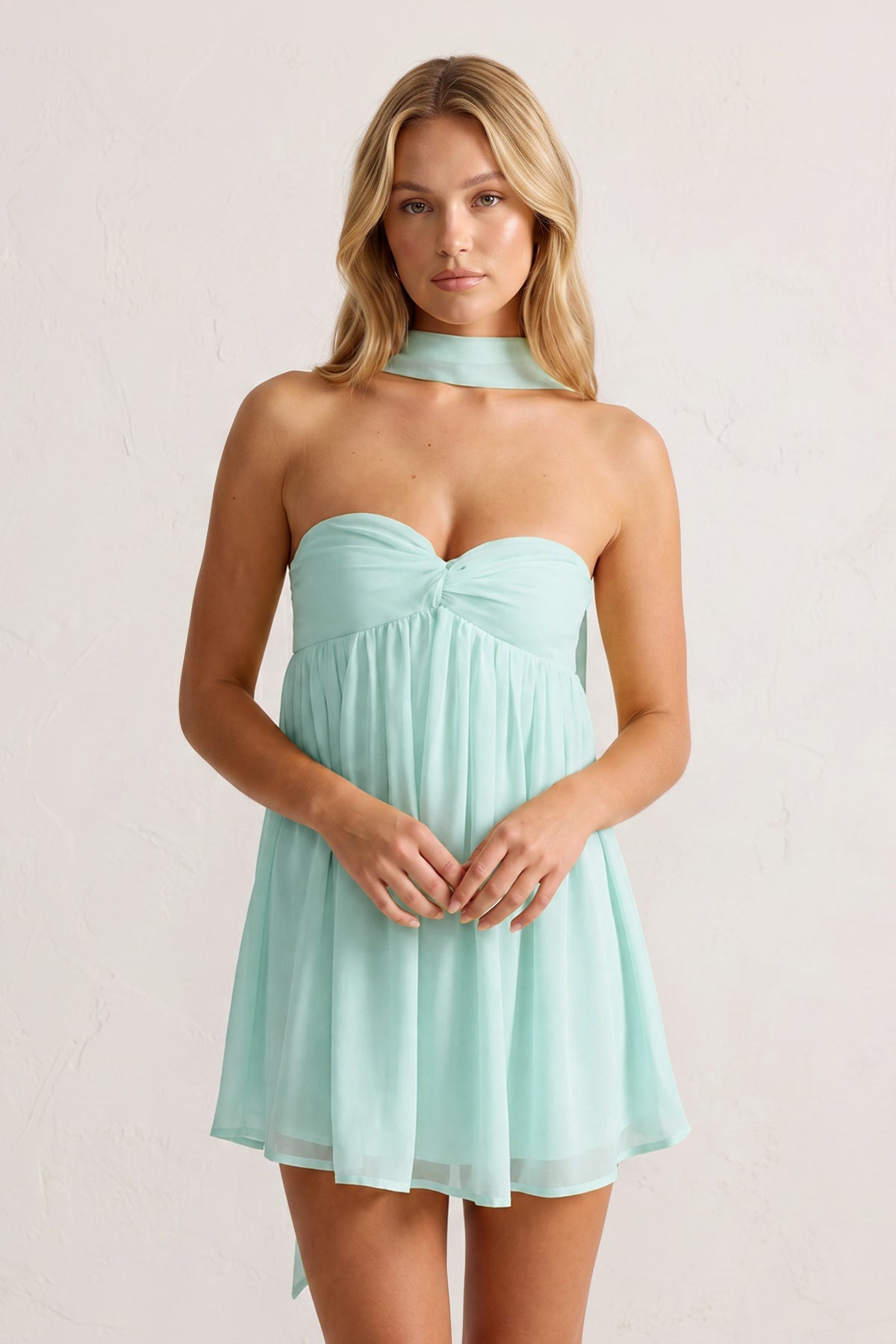 Sweetheart Ruched A-Line Chiffon Homecoming Dress - Curvevia
