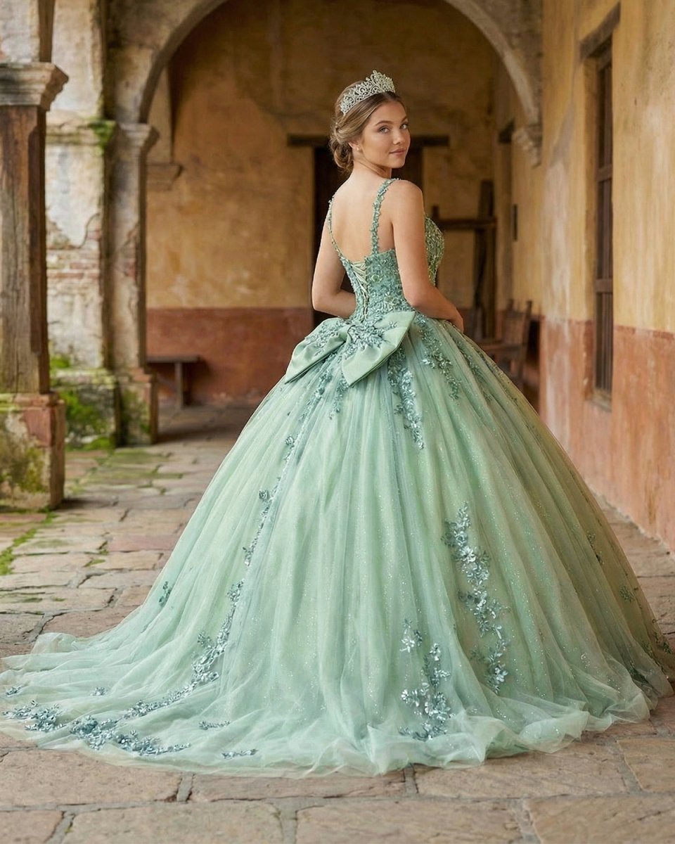 Quinceanera Ball Gown Sweetheart Quinceanera Dresses With Appliques - Curvevia