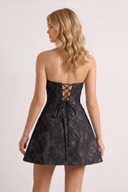 Sage A Line Scoop Neck Short Wedding Guest Dress With Lace Appliques - Curvevia