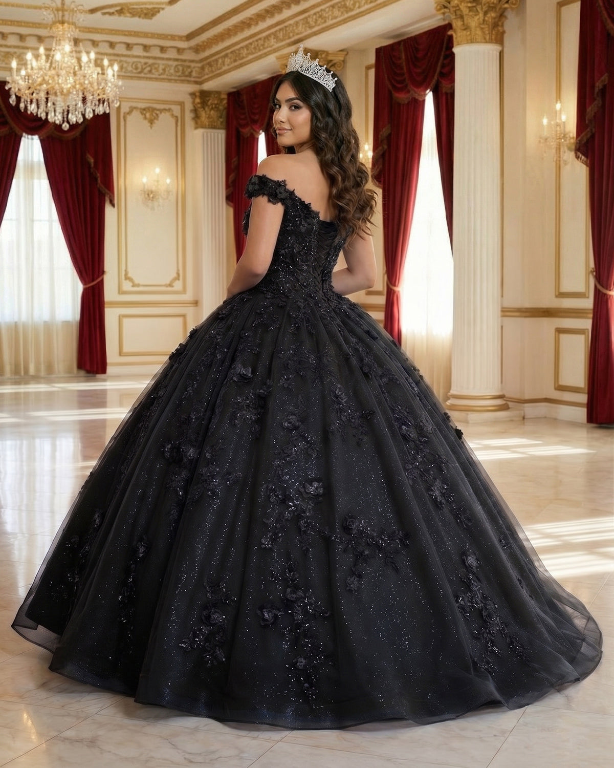 Royal Blue Off the Shoulder Puffy Quinceanera Dresses - Curvevia