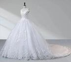 Royal Blue Lace Off the Shoulder Quinceanera Dresses with Flowers - Curvevia