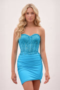 Sheath Sweetheart Fuchsia Tight Mini Homecoming Dresses - Curvevia