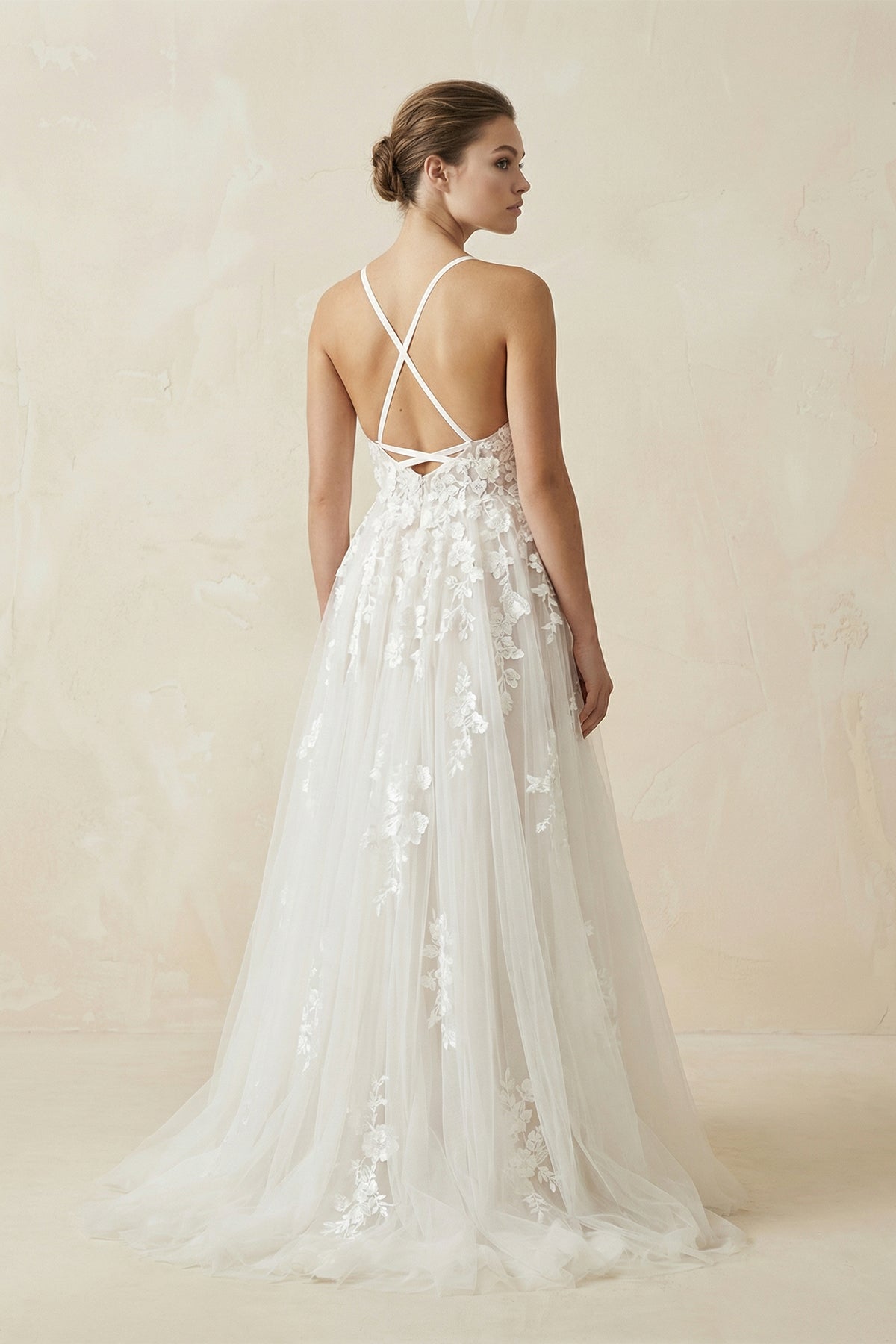 Boho Lace Wedding Dresses A Line Princess - Curvevia