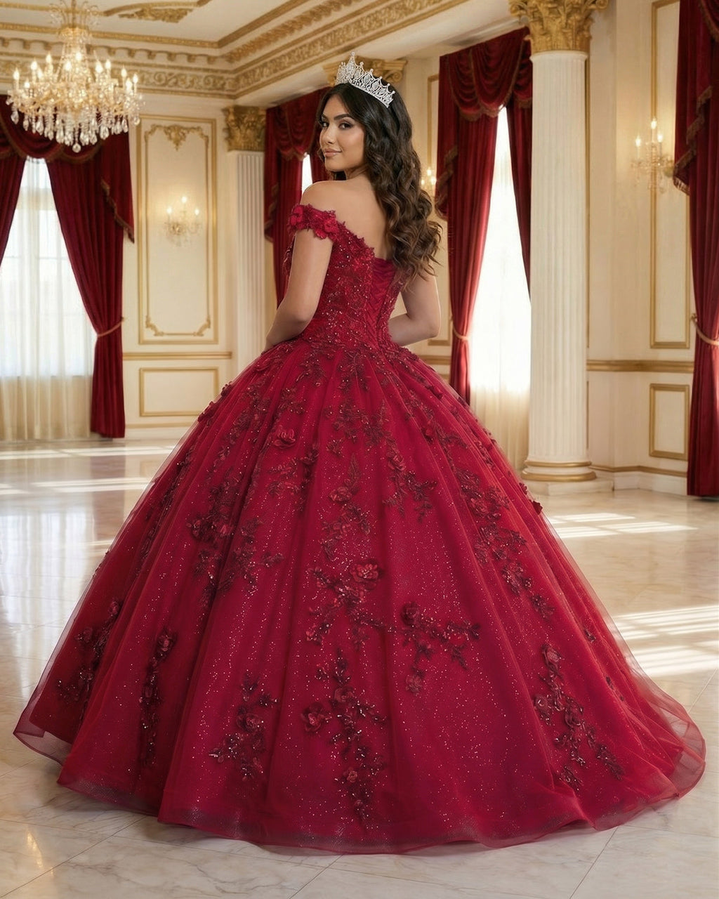 Royal Blue Off the Shoulder Puffy Quinceanera Dresses - Curvevia