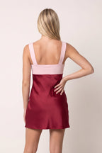 Burgundy Ruched Sweetheart Sheath Satin Homecoming Dress - Curvevia