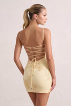 Burgundy Spaghetti Straps Sheath Homecoming Dress With Floral Embroidery - Curvevia