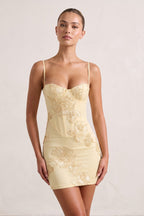 Burgundy Spaghetti Straps Sheath Homecoming Dress With Floral Embroidery - Curvevia
