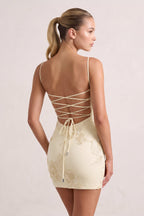 Burgundy Spaghetti Straps Sheath Homecoming Dress With Floral Embroidery - Curvevia