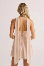 Sweetheart Ruched A-Line Chiffon Homecoming Dress - Curvevia