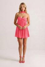 Sweetheart Ruched A-Line Chiffon Homecoming Dress - Curvevia