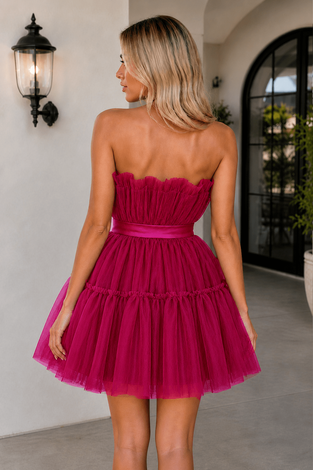 Cute A Line Strapless Black Short Homecoming Dress - Curvevia