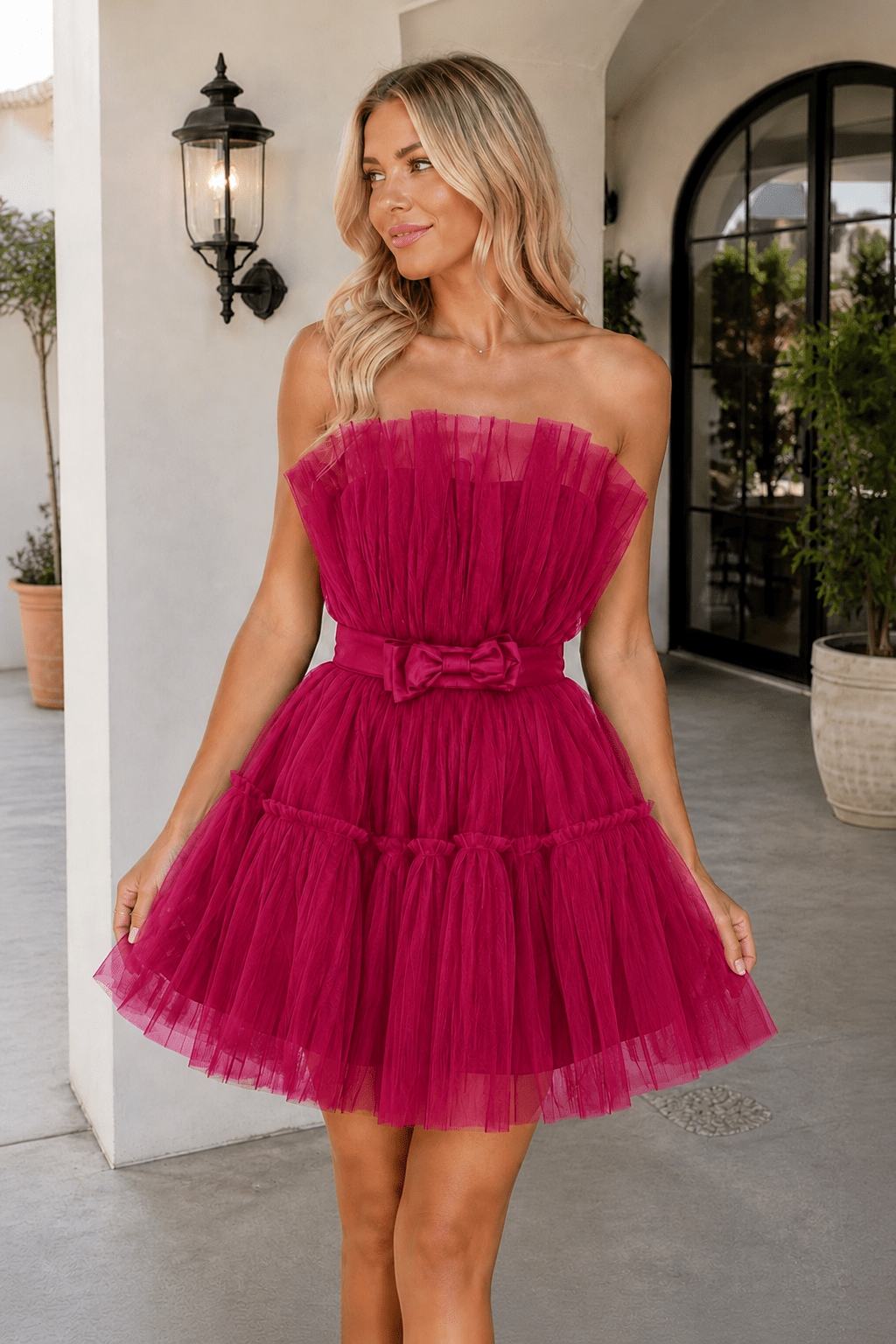 Cute A Line Strapless Black Short Homecoming Dress - Curvevia