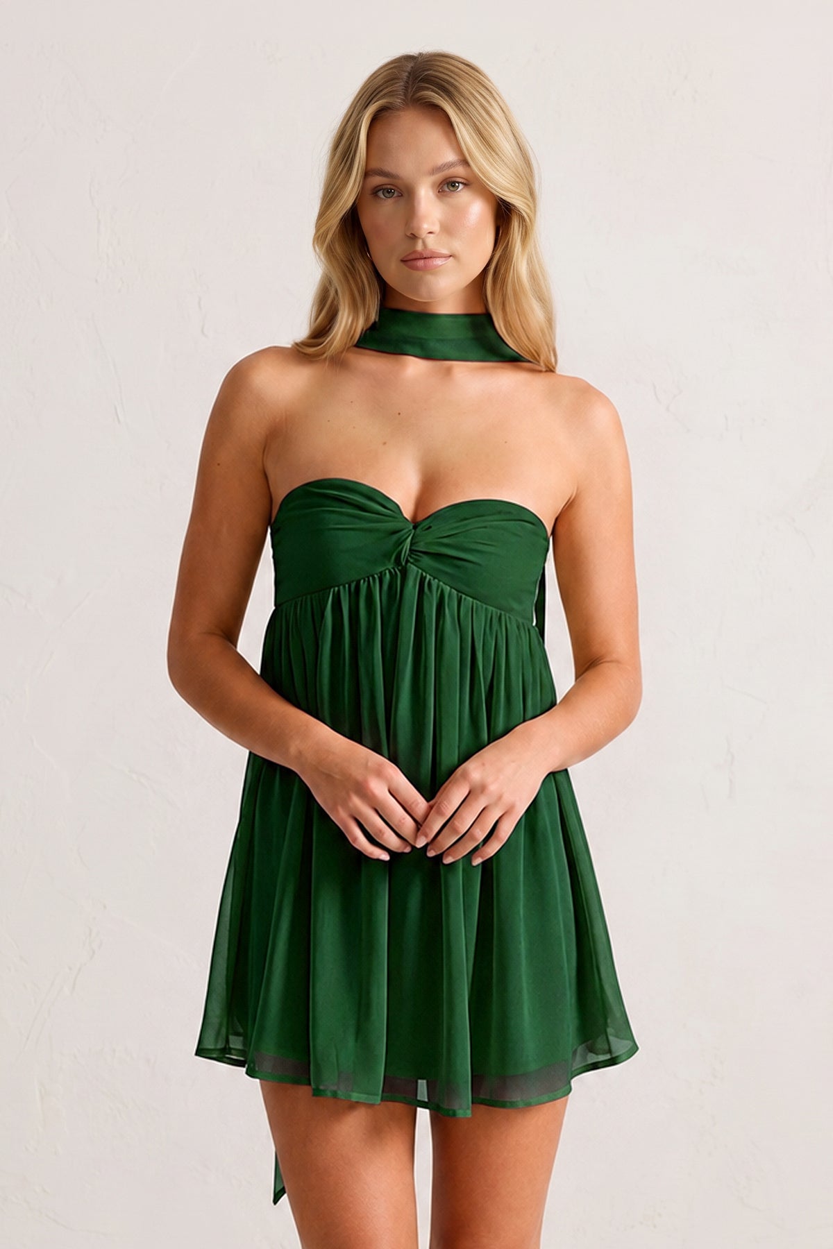 Sweetheart Ruched A-Line Chiffon Homecoming Dress - Curvevia