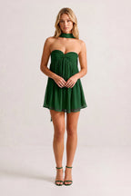 Sweetheart Ruched A-Line Chiffon Homecoming Dress - Curvevia