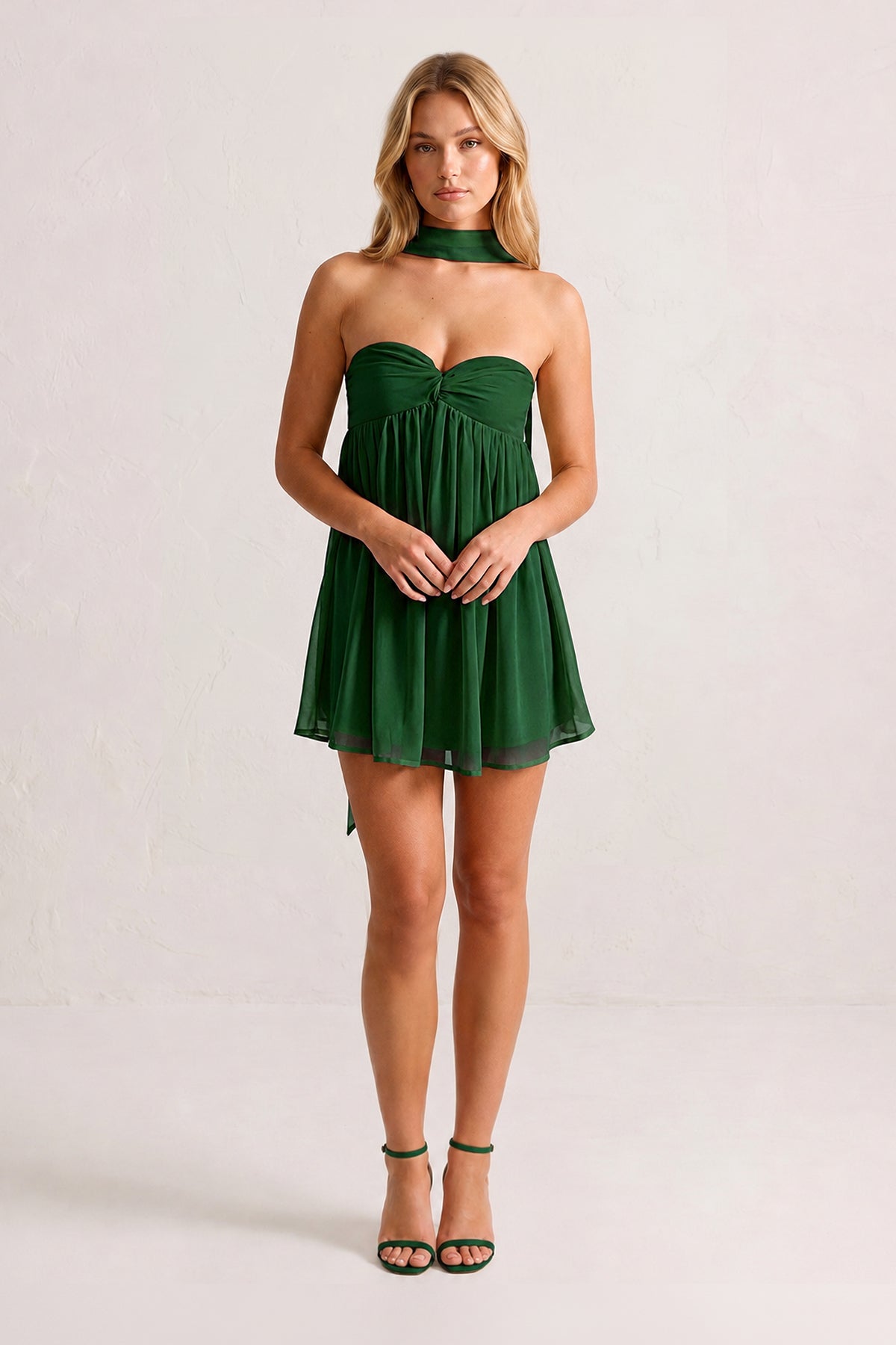 Sweetheart Ruched A-Line Chiffon Homecoming Dress - Curvevia