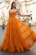 Sweetheart Fuchsia Beaded Ruffles Tulle Mother of the Bride Dress - Curvevia