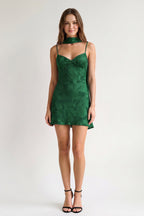 Red Jacquard Chiffon Cami Straps Sheath Homecoming Dress with Scarf - Curvevia