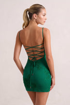 Burgundy Spaghetti Straps Sheath Homecoming Dress With Floral Embroidery - Curvevia