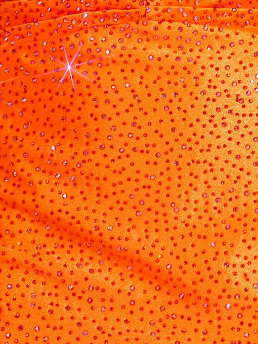 Orange Sheath Sweetheart Sequined Cut Out Short Homecoming & Cocktail Dresses - Curvevia