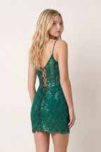 Dark Green Bodycon Sweetheart Sequined Corset Mini Homecoming Dresses - Curvevia