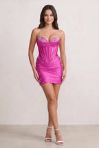 Yellow Sweetheart Sheath Satin Corset Homecoming Dress With Pearl - Curvevia
