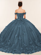 Ball Gown Organza Off The Shoulder Burgundy Quinceanera Dress - Curvevia