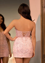Tight Short Homecoming & Cocktail Dresses with Appliques - Curvevia