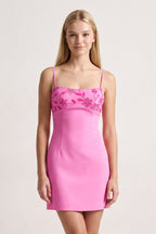 Mint Green Spaghetti Straps Sheath Satin Mini Homecoming Dress - Curvevia