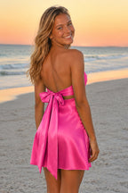 Aqua Sweetheart A Line Short Homecoming Dresses With Keyhole - Curvevia