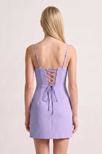 Mint Green Spaghetti Straps Sheath Satin Mini Homecoming Dress - Curvevia
