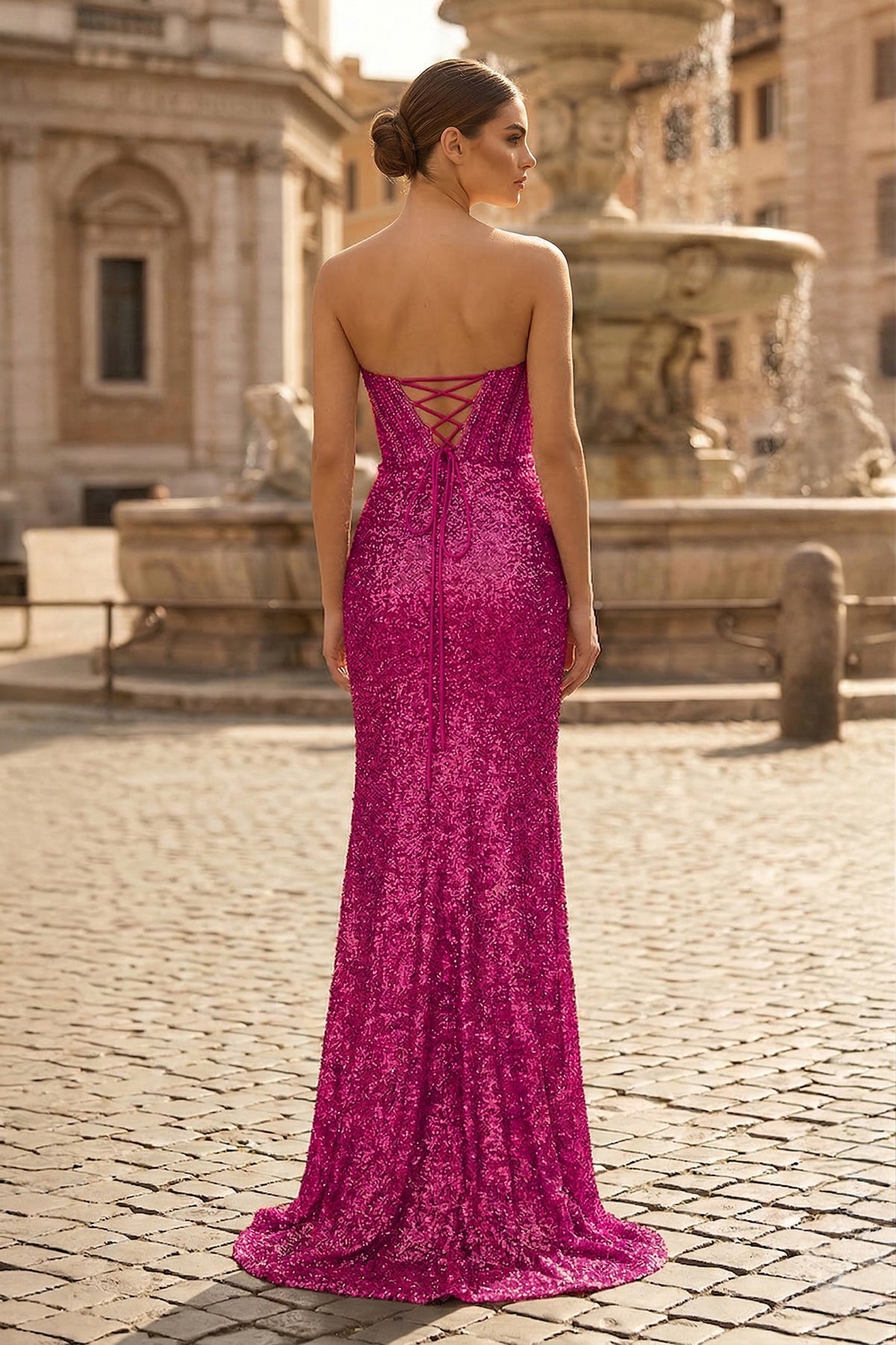 Sweetheart Sequins Mermaid Prom Dress With Beading - Curvevia