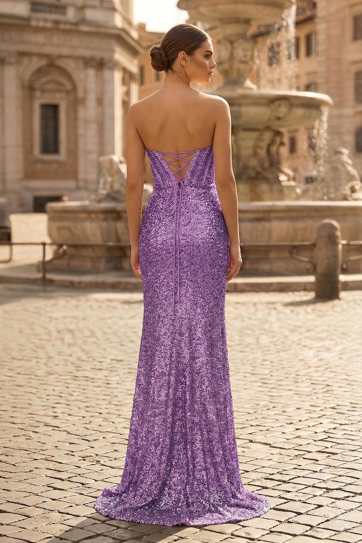Sweetheart Sequins Mermaid Prom Dress With Beading - Curvevia