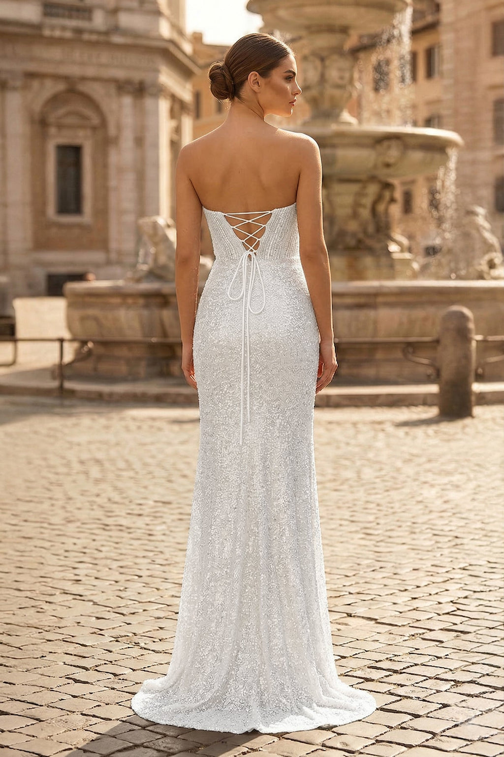 Sweetheart Sequins Mermaid Prom Dress With Beading - Curvevia