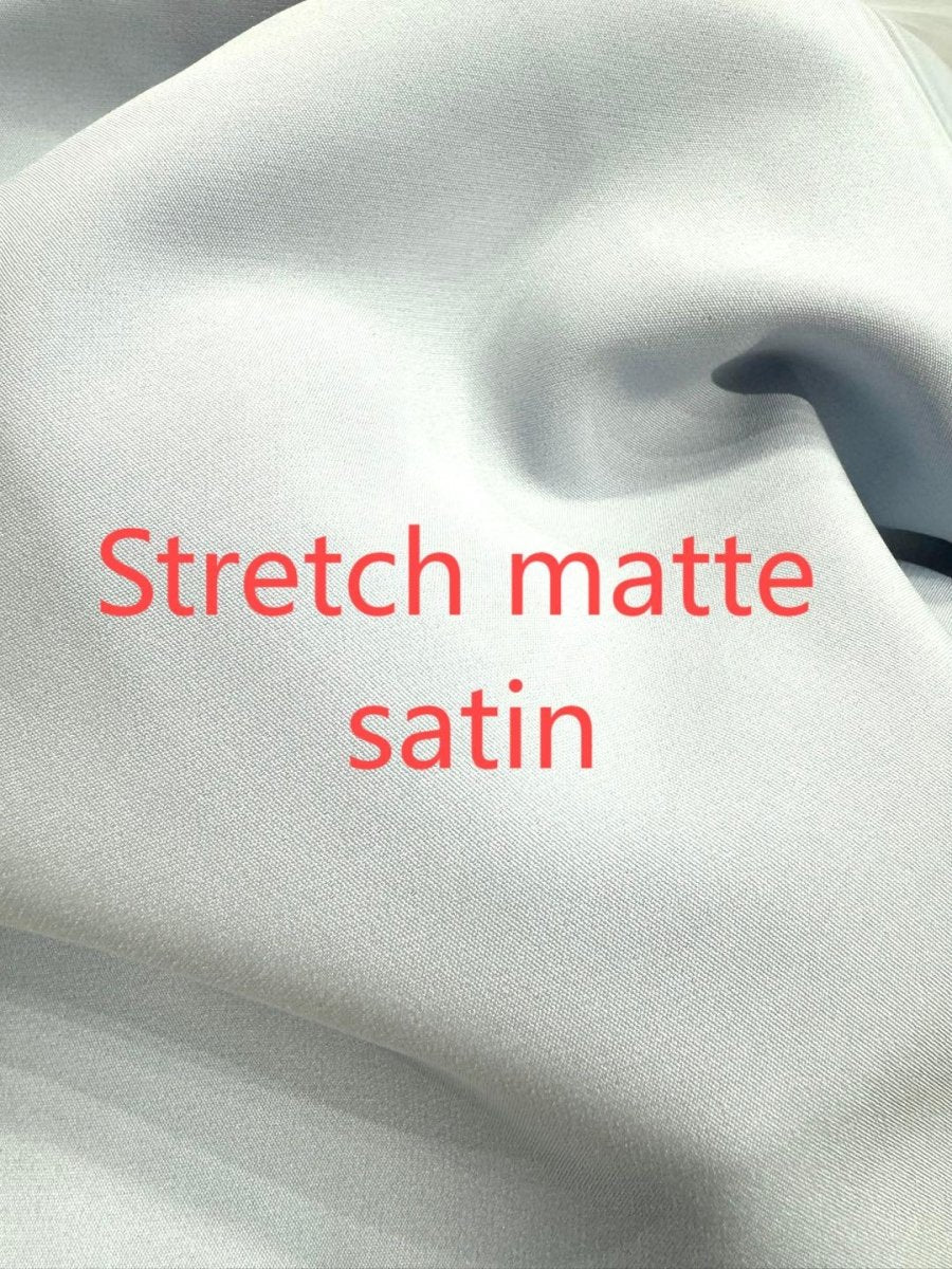 One Shoulder Stretch Matte Satin Sheath Long Bridesmaid Dresses - Curvevia