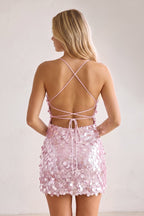 Mint Green Sparkly Spaghetti Straps Sequin Sheath Homecoming Dress - Curvevia