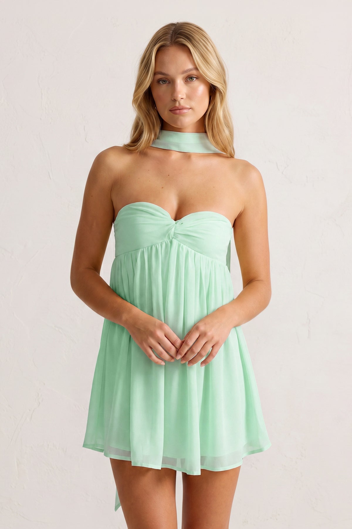 Sweetheart Ruched A-Line Chiffon Homecoming Dress - Curvevia