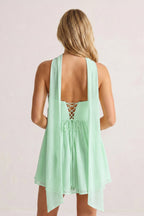Sweetheart Ruched A-Line Chiffon Homecoming Dress - Curvevia